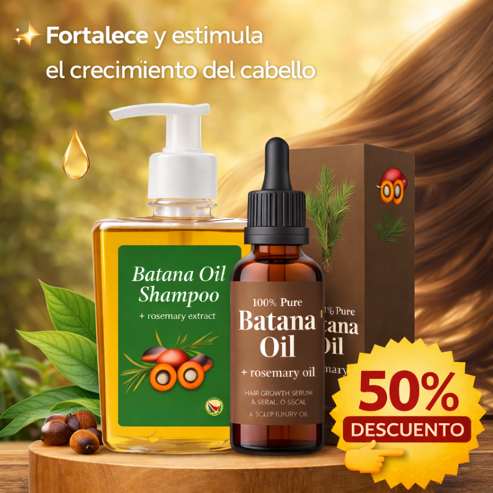 COMBO SHAMPOO + ACEITE DE BATANA