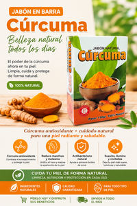 JABON NATURAL CORPORAL DE CURCUMA 110gr